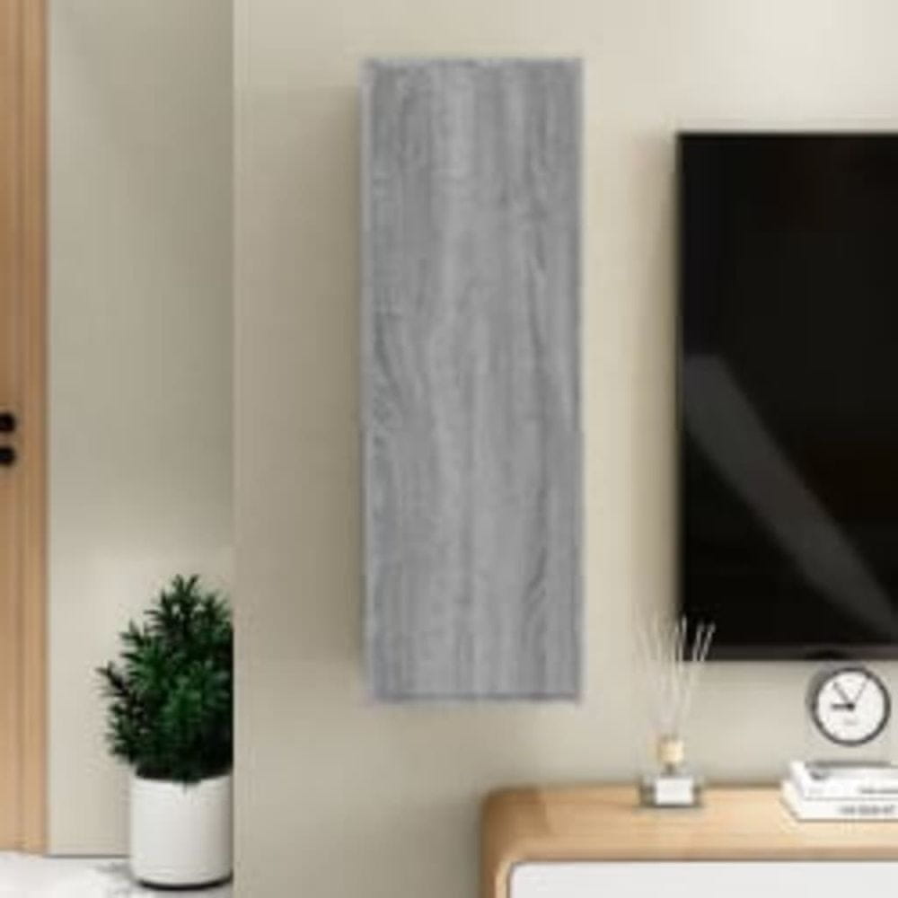 Vidaxl TV skrinka sivý dub sonoma 30,5x30x90 cm spracované drevo